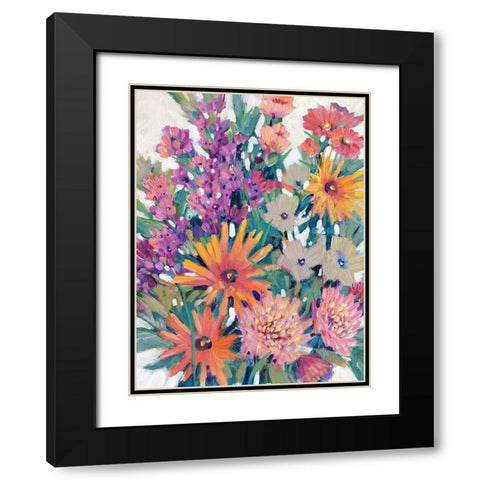 Spring in Bloom II Black Modern Wood Framed Art Print with Double Matting by OToole, Tim