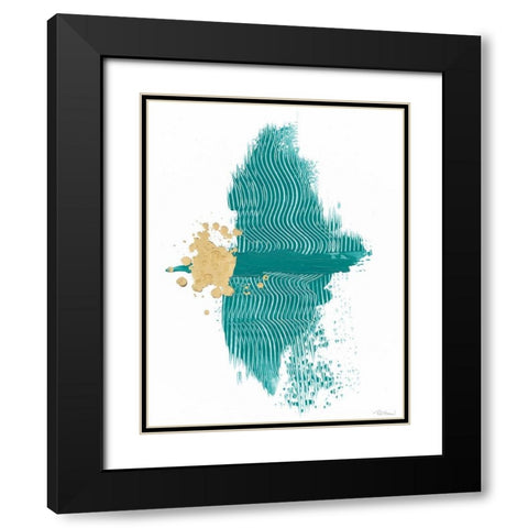 Concurrence I Black Modern Wood Framed Art Print with Double Matting by Stramel, Renee W.