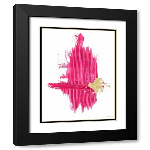 Concurrence III Black Modern Wood Framed Art Print with Double Matting by Stramel, Renee W.