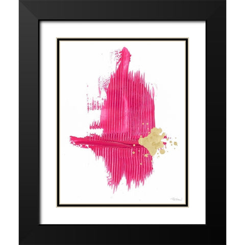Concurrence III Black Modern Wood Framed Art Print with Double Matting by Stramel, Renee W.
