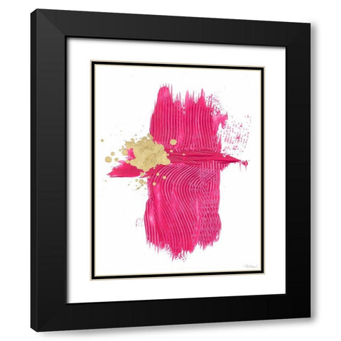 Concurrence IV Black Modern Wood Framed Art Print with Double Matting by Stramel, Renee W.