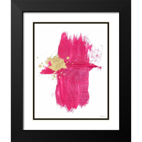 Concurrence IV Black Modern Wood Framed Art Print with Double Matting by Stramel, Renee W.