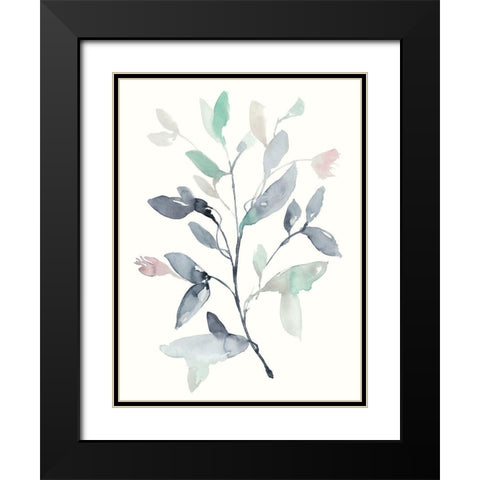 Water Branches I Black Modern Wood Framed Art Print with Double Matting by Goldberger, Jennifer