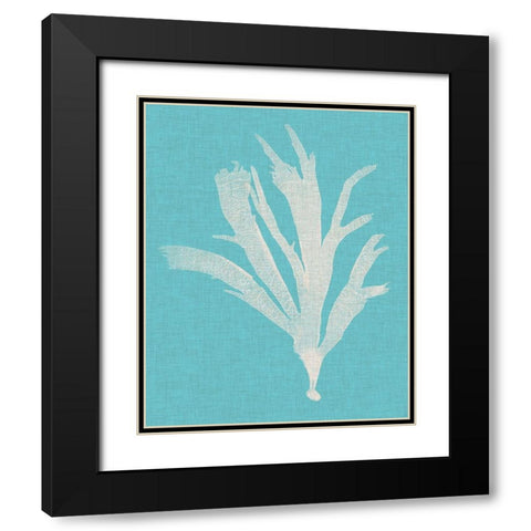 Seaweed Pop IV Black Modern Wood Framed Art Print with Double Matting by Vision Studio