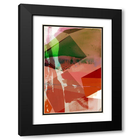 Coral Shapes I Black Modern Wood Framed Art Print with Double Matting by Jasper, Sisa