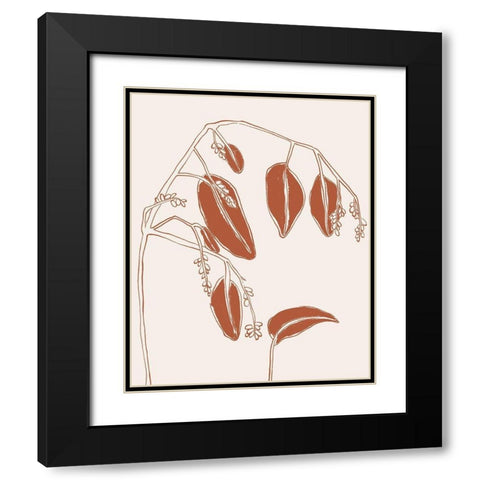 Fragile Things I Black Modern Wood Framed Art Print with Double Matting by Wang, Melissa