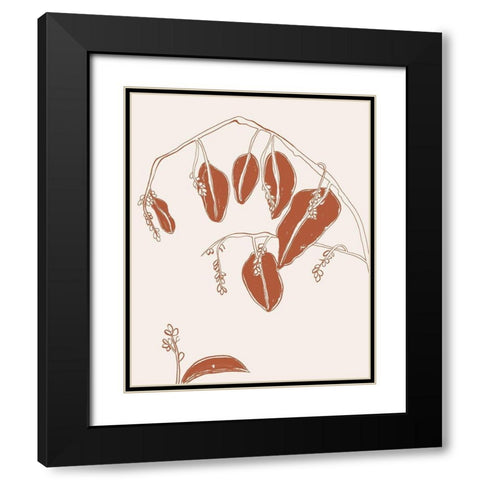 Fragile Things II Black Modern Wood Framed Art Print with Double Matting by Wang, Melissa