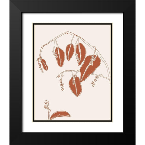 Fragile Things II Black Modern Wood Framed Art Print with Double Matting by Wang, Melissa