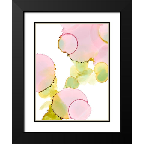 Pink Pop I Black Modern Wood Framed Art Print with Double Matting by Harper, Ethan