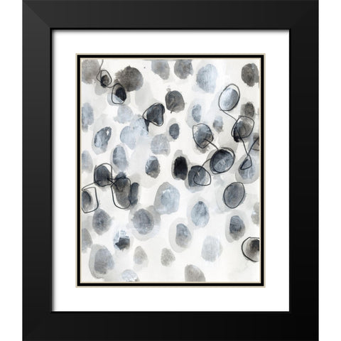 Encompass I Black Modern Wood Framed Art Print with Double Matting by Vess, June Erica
