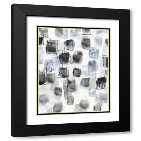 Encompass II Black Modern Wood Framed Art Print with Double Matting by Vess, June Erica