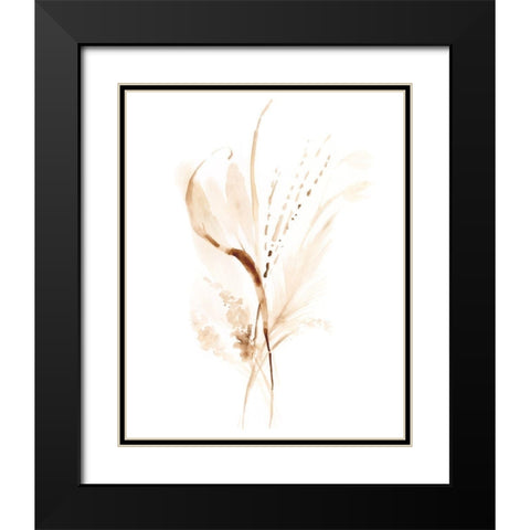 Soft Gathering I Black Modern Wood Framed Art Print with Double Matting by Borges, Victoria