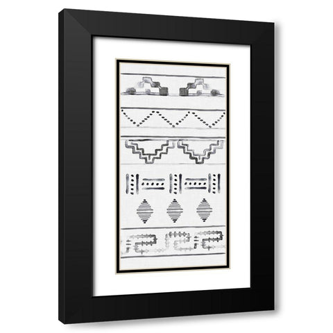 Paz I Black Modern Wood Framed Art Print with Double Matting by Parker, Jennifer Paxton