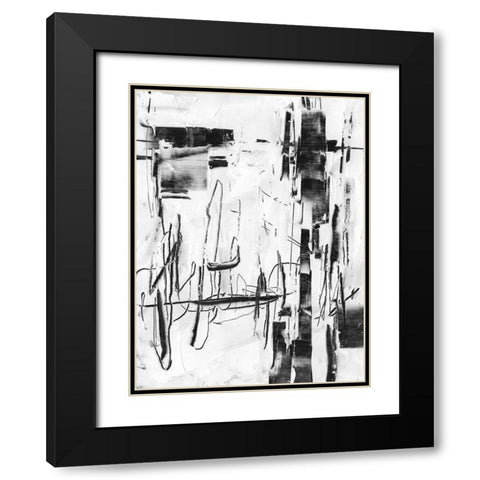 Polar Storm II Black Modern Wood Framed Art Print with Double Matting by Harper, Ethan