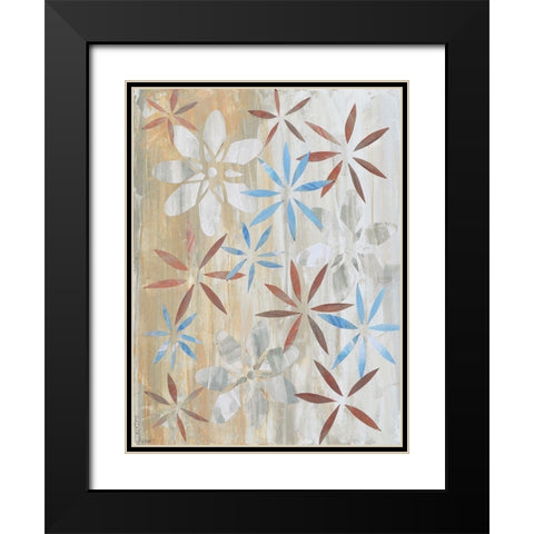 Mandala Arrangement II Black Modern Wood Framed Art Print with Double Matting by Avondet, Natalie
