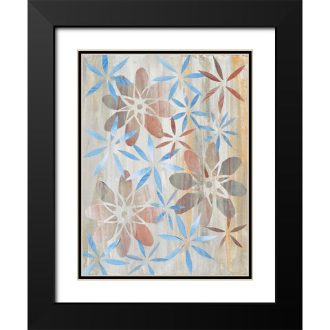 Mandala Arrangement III Black Modern Wood Framed Art Print with Double Matting by Avondet, Natalie