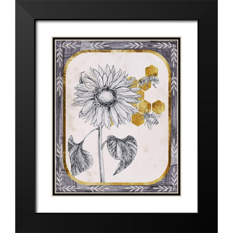 Pursue Sweetness V Black Modern Wood Framed Art Print with Double Matting by Wang, Melissa
