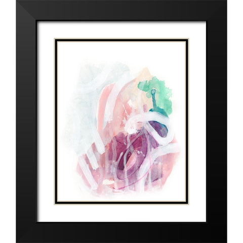 Crystalline Intersection I Black Modern Wood Framed Art Print with Double Matting by Vess, June Erica