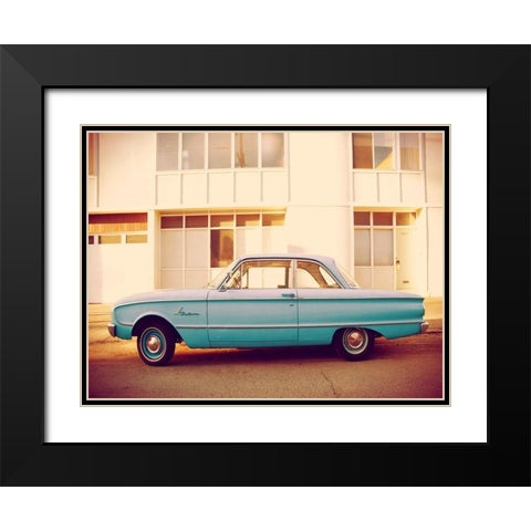 Vintage Ride VII Black Modern Wood Framed Art Print with Double Matting by Brown, Thomas