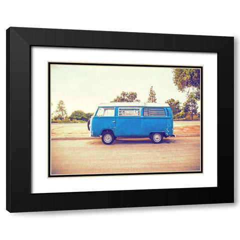 Vintage Ride VIII Black Modern Wood Framed Art Print with Double Matting by Brown, Thomas