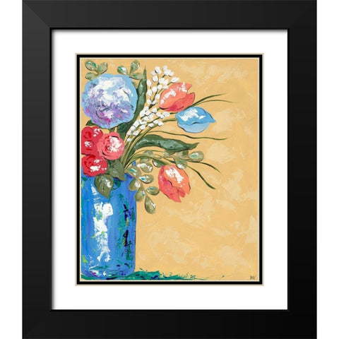 Look on the Bright Side II Black Modern Wood Framed Art Print with Double Matting by Reynolds, Jade