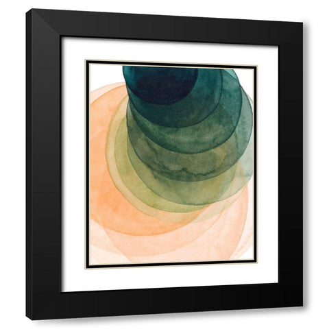 Crystal Spade I Black Modern Wood Framed Art Print with Double Matting by Popp, Grace