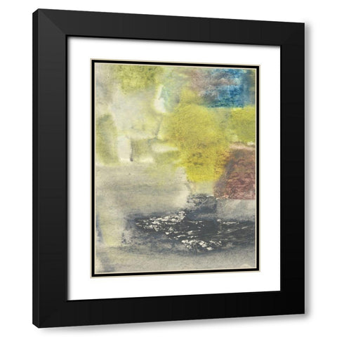 Ancient Drawing I Black Modern Wood Framed Art Print with Double Matting by Combs, Joyce
