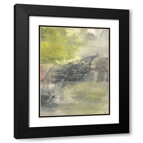 Ancient Drawing II Black Modern Wood Framed Art Print with Double Matting by Combs, Joyce