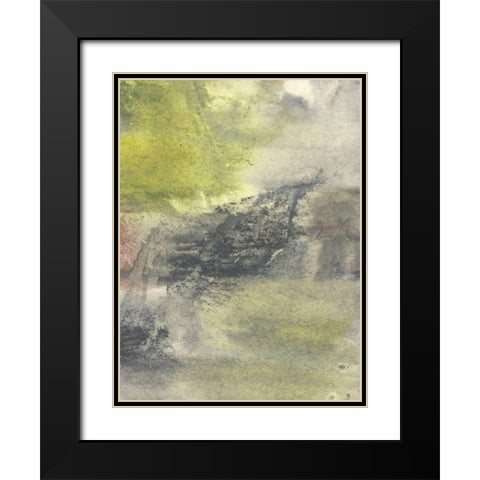 Ancient Drawing II Black Modern Wood Framed Art Print with Double Matting by Combs, Joyce