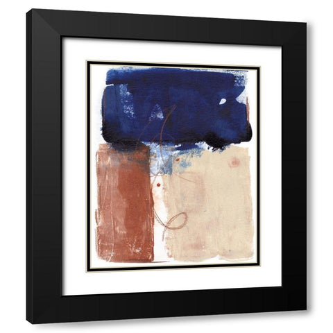 Living Colors II Black Modern Wood Framed Art Print with Double Matting by Combs, Joyce