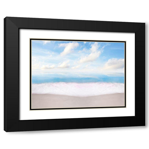 Beachscape Photo VII Black Modern Wood Framed Art Print with Double Matting by McLoughlin, James