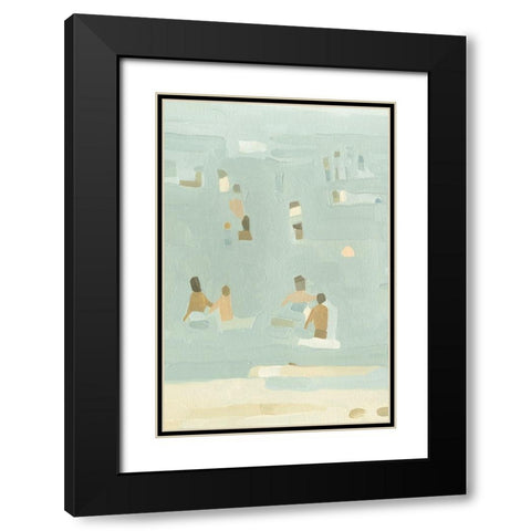 Summer Daydream I Black Modern Wood Framed Art Print with Double Matting by Caroline, Emma