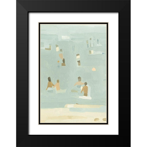 Summer Daydream I Black Modern Wood Framed Art Print with Double Matting by Caroline, Emma