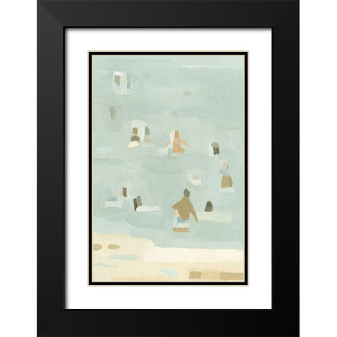 Summer Daydream II Black Modern Wood Framed Art Print with Double Matting by Caroline, Emma