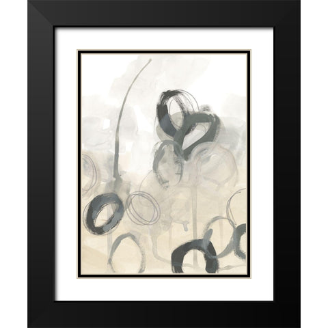 Periscope II Black Modern Wood Framed Art Print with Double Matting by Vess, June Erica