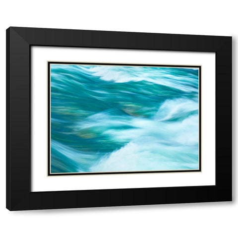 Before the Falls V Black Modern Wood Framed Art Print with Double Matting by McLoughlin, James