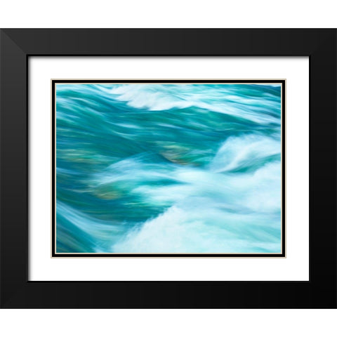 Before the Falls V Black Modern Wood Framed Art Print with Double Matting by McLoughlin, James