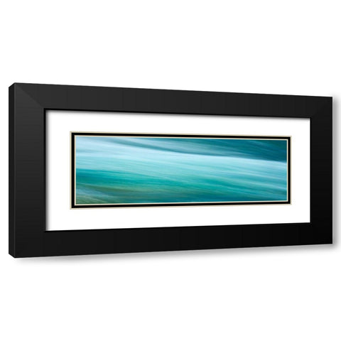 Before the Falls Panorama I Black Modern Wood Framed Art Print with Double Matting by McLoughlin, James
