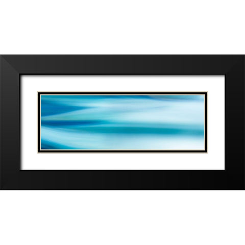 Before the Falls Panorama II Black Modern Wood Framed Art Print with Double Matting by McLoughlin, James