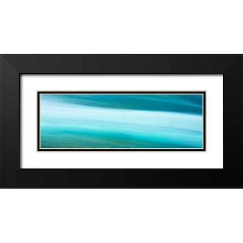 Before the Falls Panorama III Black Modern Wood Framed Art Print with Double Matting by McLoughlin, James