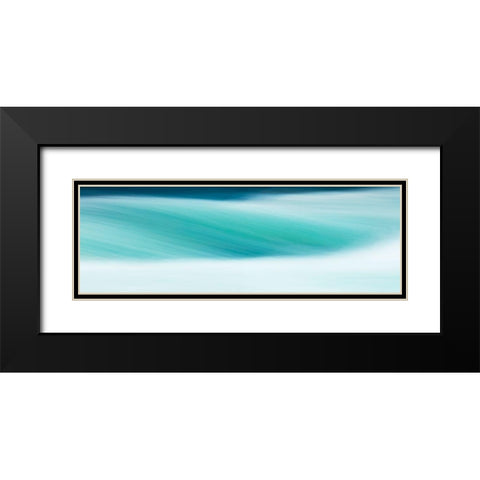 Before the Falls Panorama IV Black Modern Wood Framed Art Print with Double Matting by McLoughlin, James