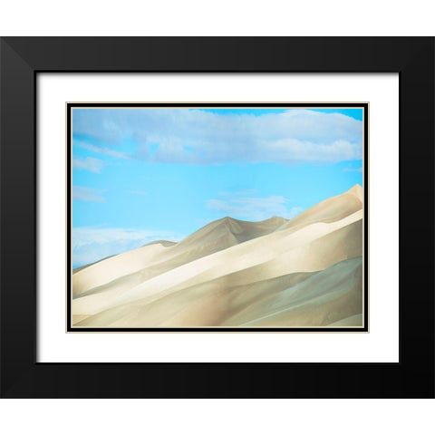 Colorado Dunes II Black Modern Wood Framed Art Print with Double Matting by McLoughlin, James