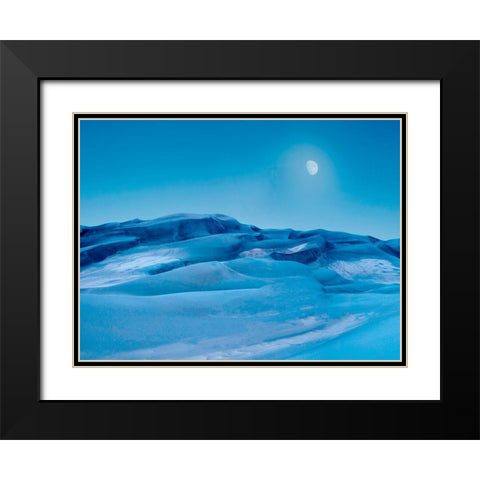 Colorado Dunes V Black Modern Wood Framed Art Print with Double Matting by McLoughlin, James