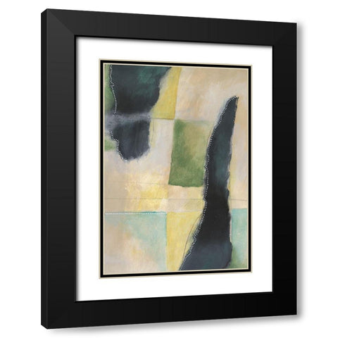 Meditative View I Black Modern Wood Framed Art Print with Double Matting by Moore, Regina