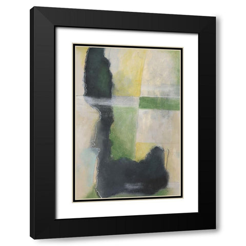 Meditative View II Black Modern Wood Framed Art Print with Double Matting by Moore, Regina