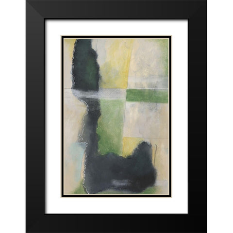 Meditative View II Black Modern Wood Framed Art Print with Double Matting by Moore, Regina