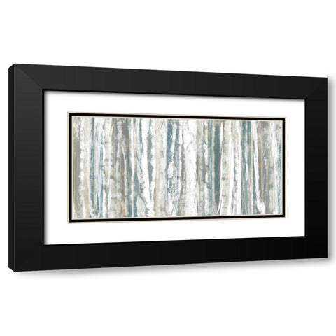 Treeline Strata I Black Modern Wood Framed Art Print with Double Matting by Goldberger, Jennifer