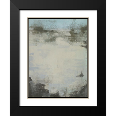 Low Tide II Black Modern Wood Framed Art Print with Double Matting by Green, Jacob