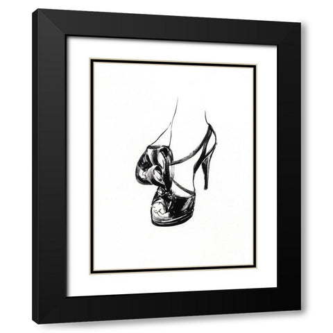 Black Heels I Black Modern Wood Framed Art Print with Double Matting by Harper, Ethan