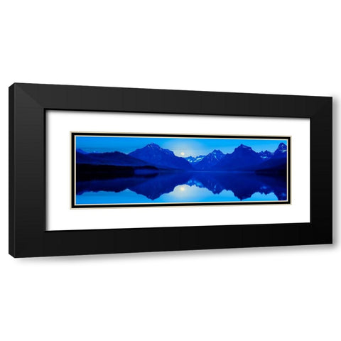 Mountainscape Panorama I Black Modern Wood Framed Art Print with Double Matting by McLoughlin, James